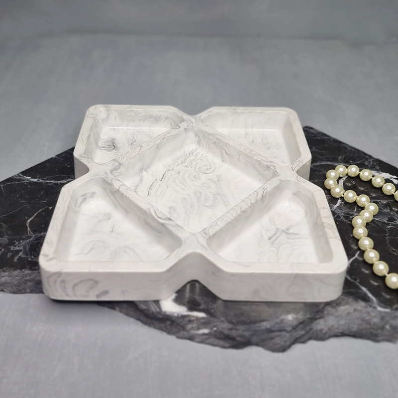 سینی مربع 5 خانه 2